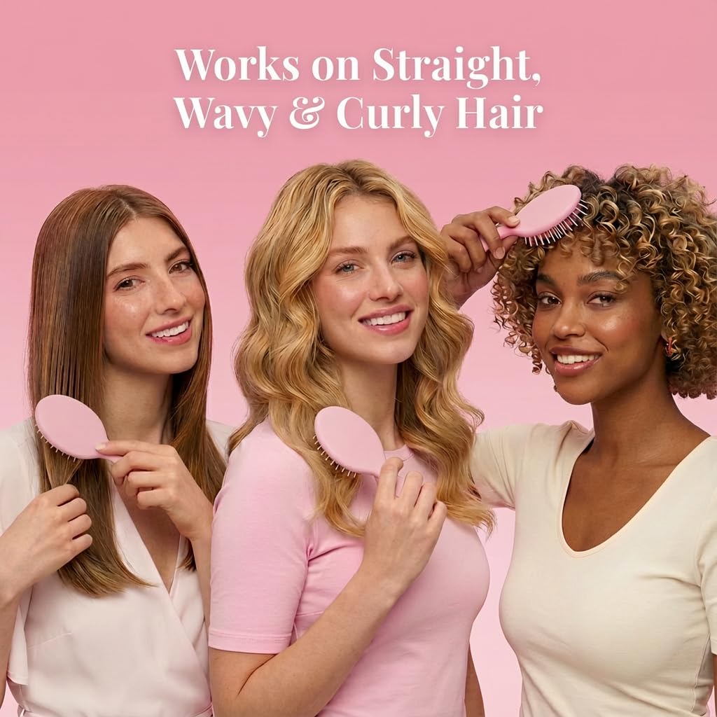 Brosse aespako mini colorée, 6 couleurs pour tous les styles.