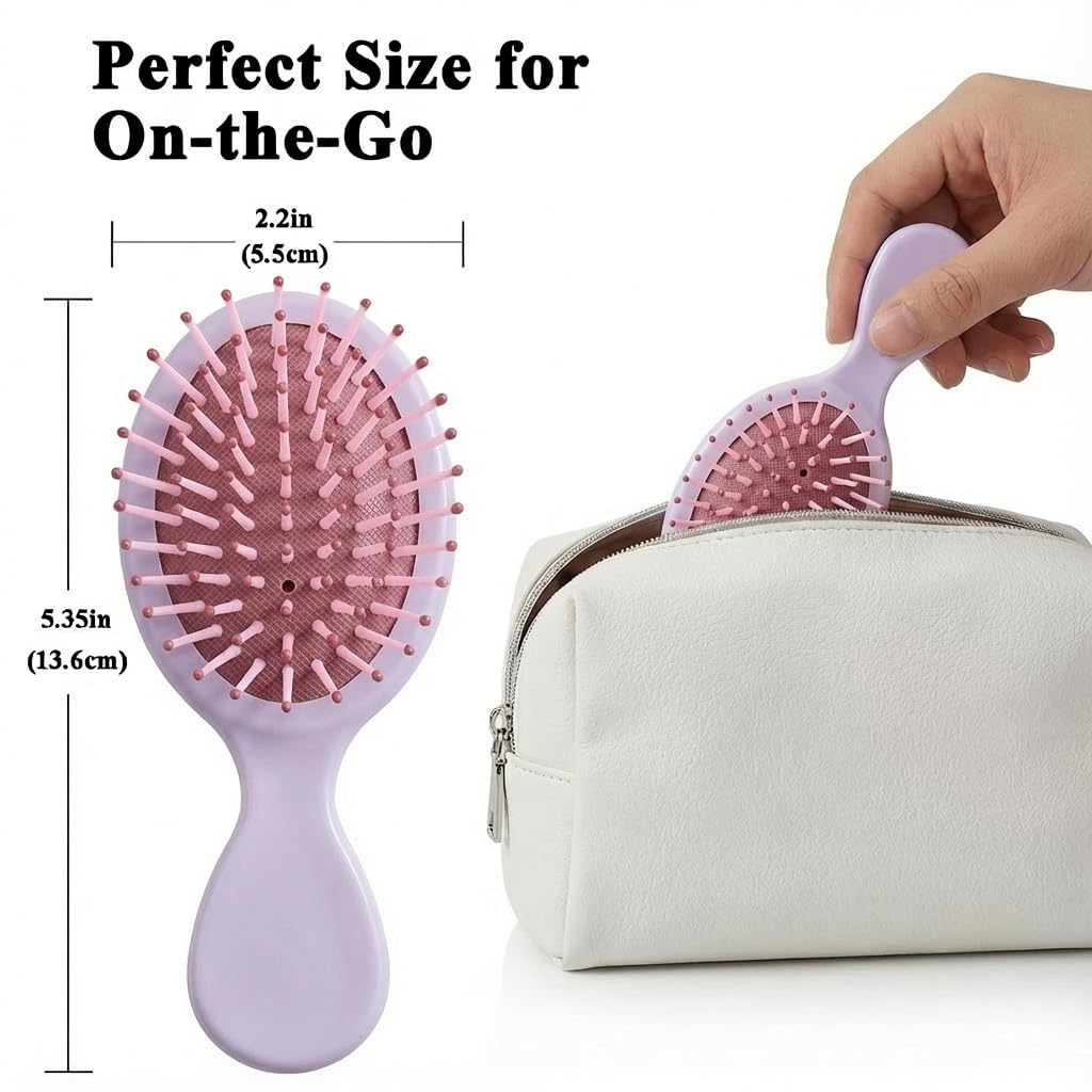 Brosse aespako mini voyage, compacte et facile à glisser.