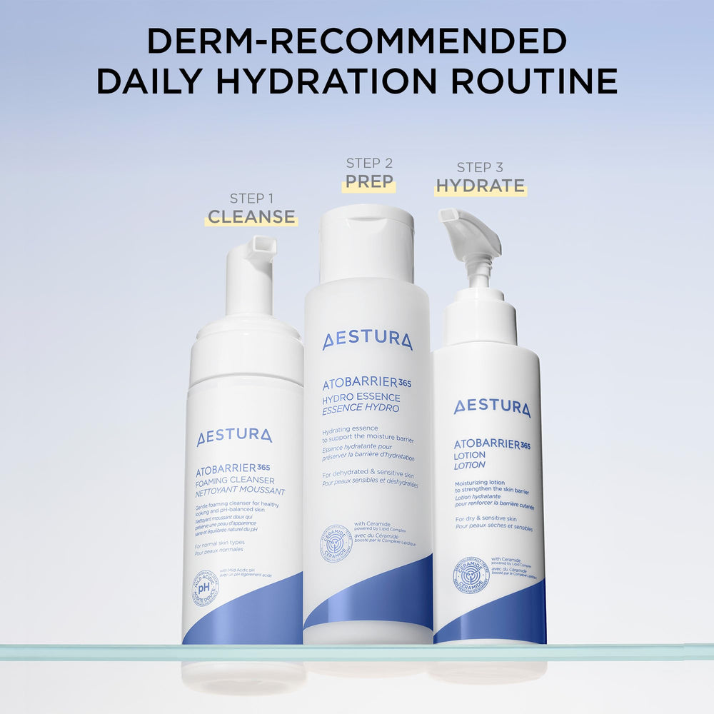 Testé allergiquement et sans parfum ni colorants AESTURA ATOBARRIER365