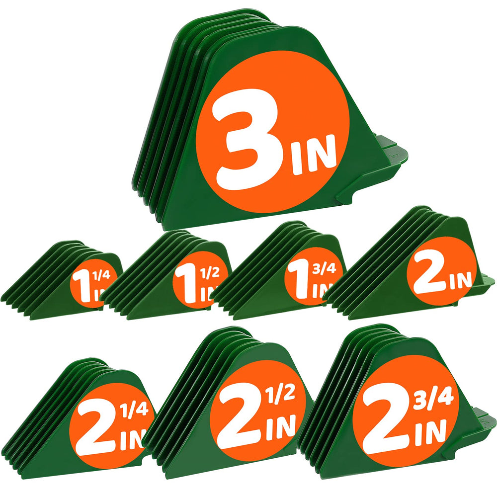 AFANSO guardas para cortapelos de 3 pulgadas, acabado verde para corte uniforme