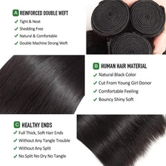 Afeier mechas de color natural listas para peinado diario.