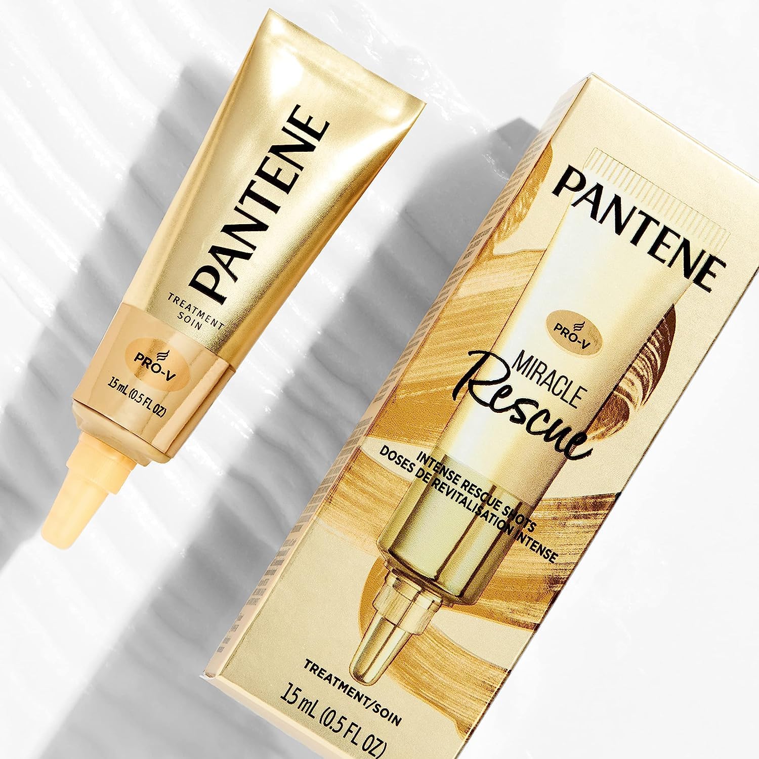 Affichage packaging Pantene Pro-V Volume & Body pour cheveux volumineux
