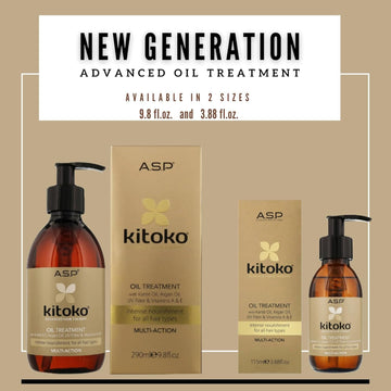 El cabello gana elasticidad mejorada con Kitoko de Affinage, sensación suave.