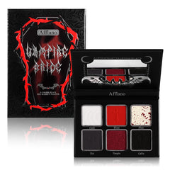 Afflano Paleta gótica roja sangrienta para estilos de vampiro o fiesta de disfraces.