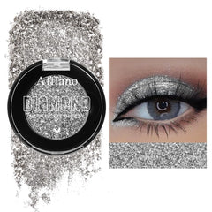 Afflano Sombra Plateada Brillo Intenso para looks nocturnos duraderos.