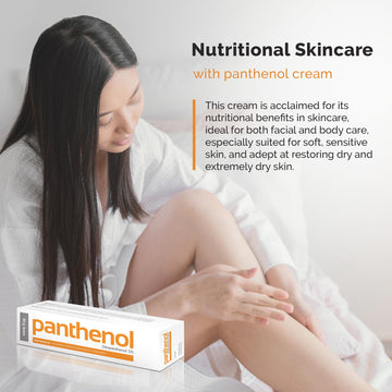 Aflofarm Panthenol crema uso versátil para piel, cabello, labios y uñas.