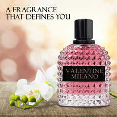 Corazon-floral de AFLUXE Valentine Milano, fragancia elegante para uso nocturno.