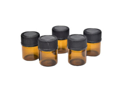 Frasco AFMNQZ de 1 ml en vidrio claro para aceites.