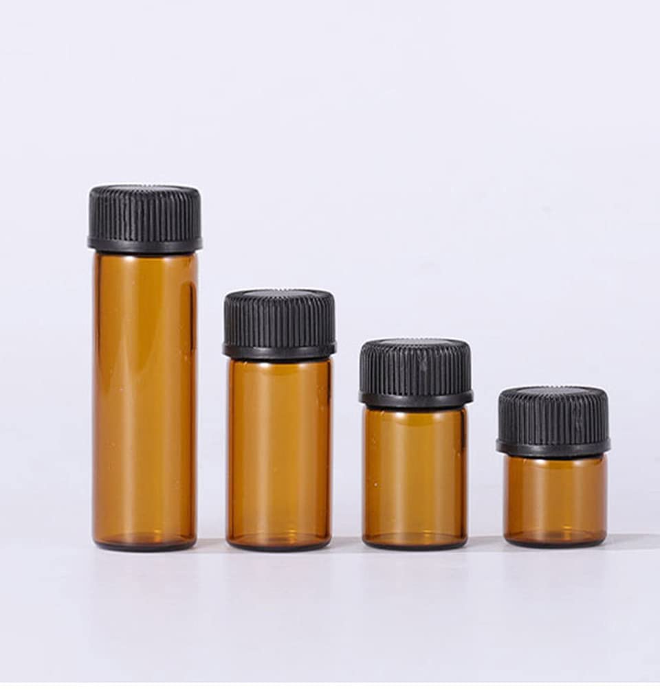 AFMNQZ frasco con protección ultravioleta en vidrio ámbar.