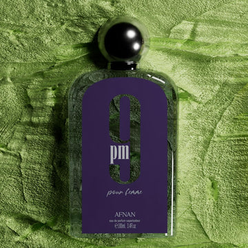 Afnan 9 PM Pour Femme, aplicación suave para realzar tu día