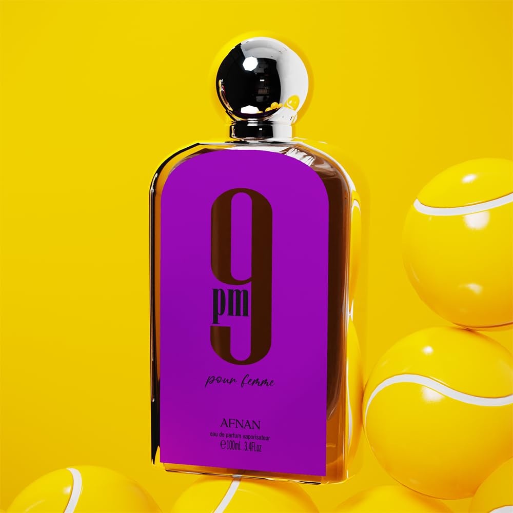 Afnan 9 PM Pour Femme, aroma versátil para uso diario y eventos