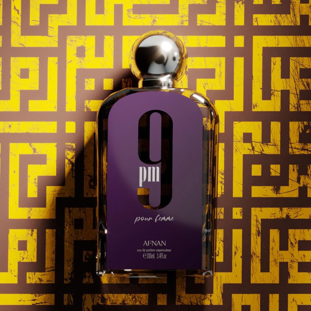 Afnan 9 PM Pour Femme, caja elegante, paquete perfecto para regalo