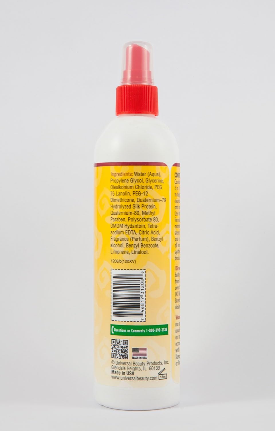 African Essence rociador 3 en 1 para pelucas, mano con aplicación suave para control
