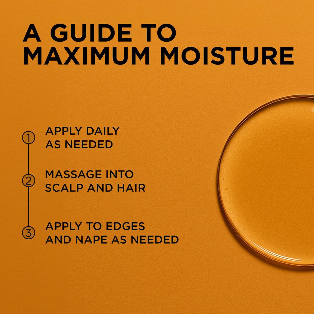 African Pride Black Castor Miracle manos aplicando, hidratación intensa para cabello rizado