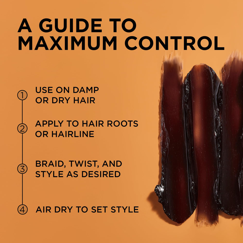 African Pride gel with black castor and coconut oil ingredients
