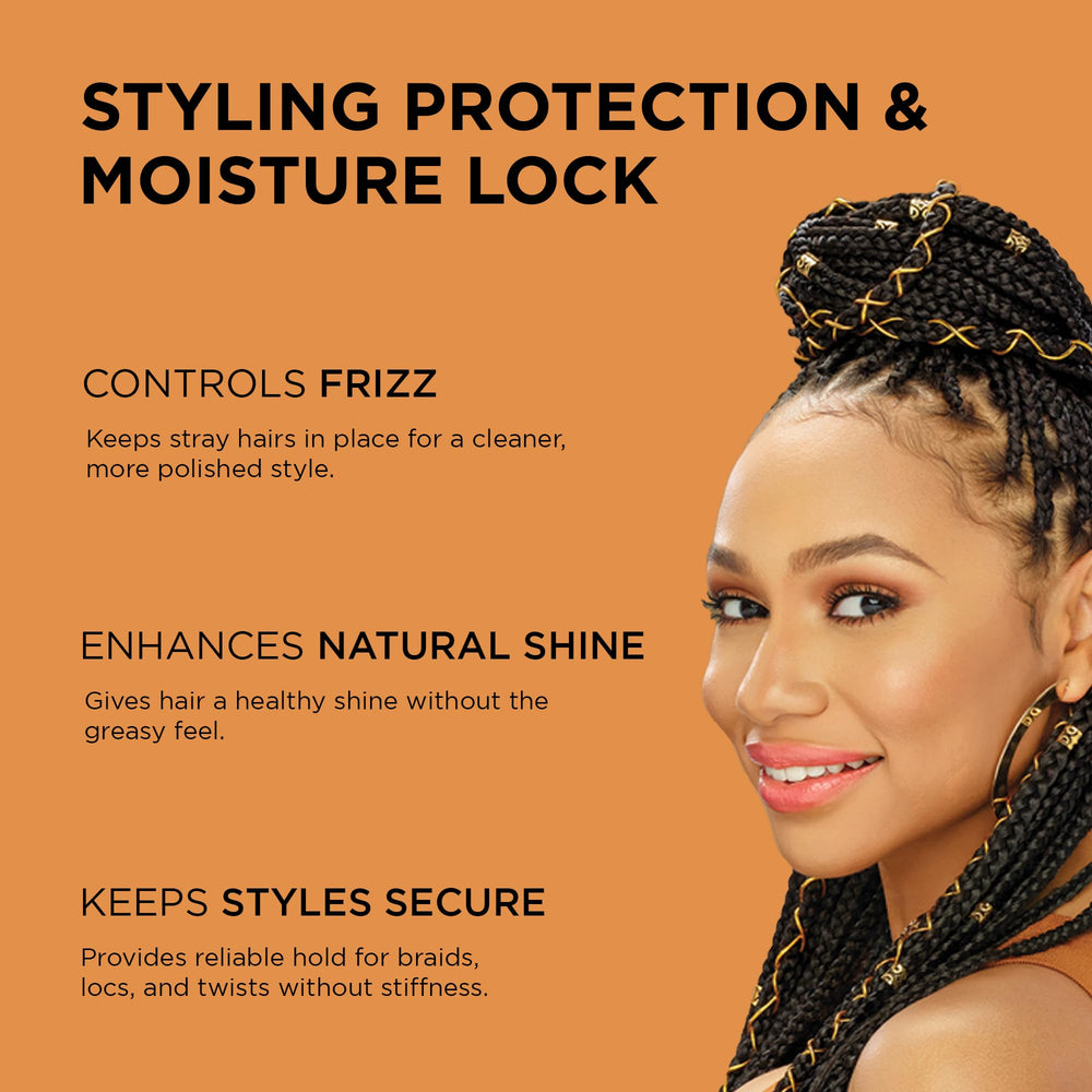 African Pride gel smoothing twists for sleek edges