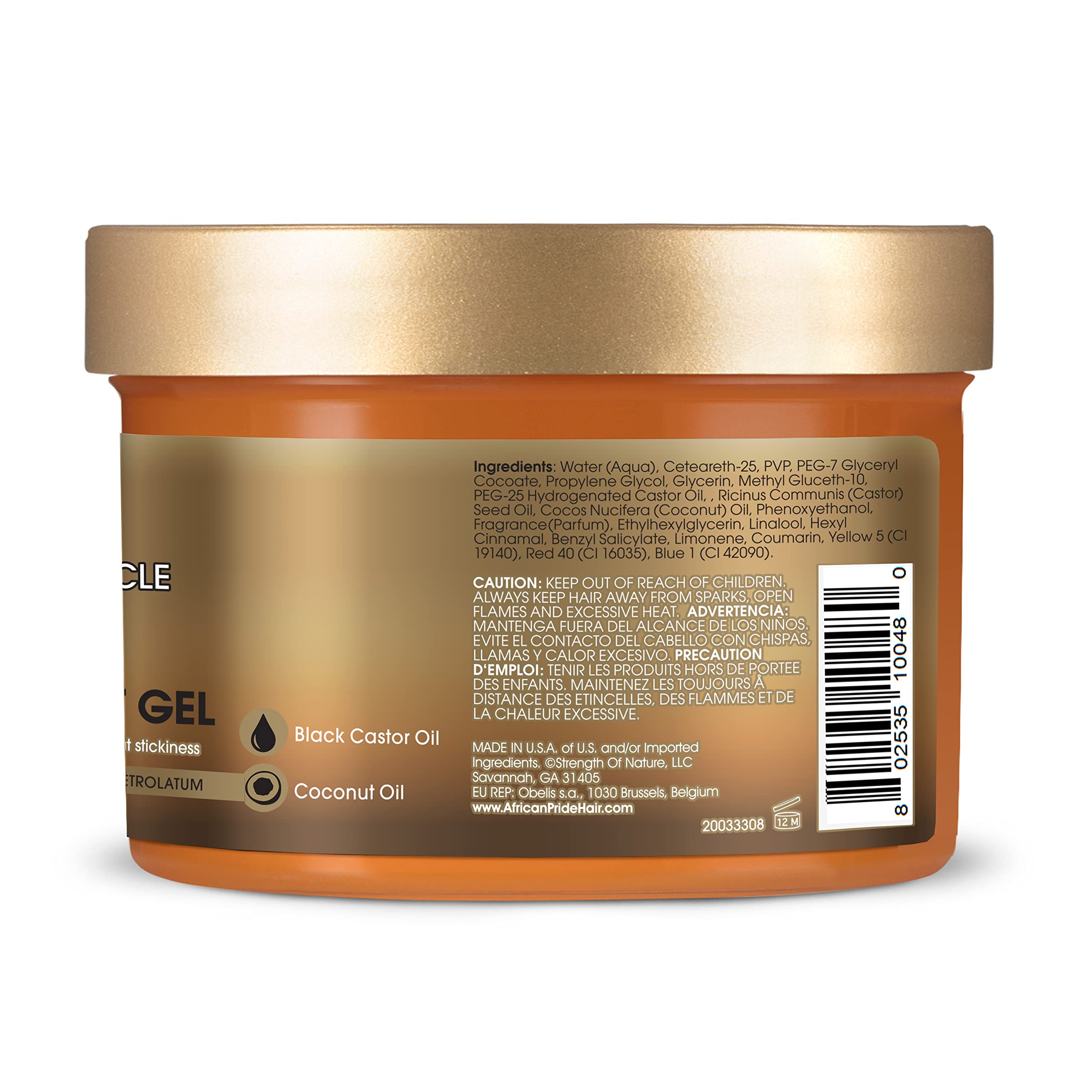 African Pride control del frizz y brillo natural