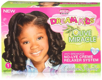 Botella del relajante Dream Kids Milagro de Oliva de African Pride para cabello infantil suave