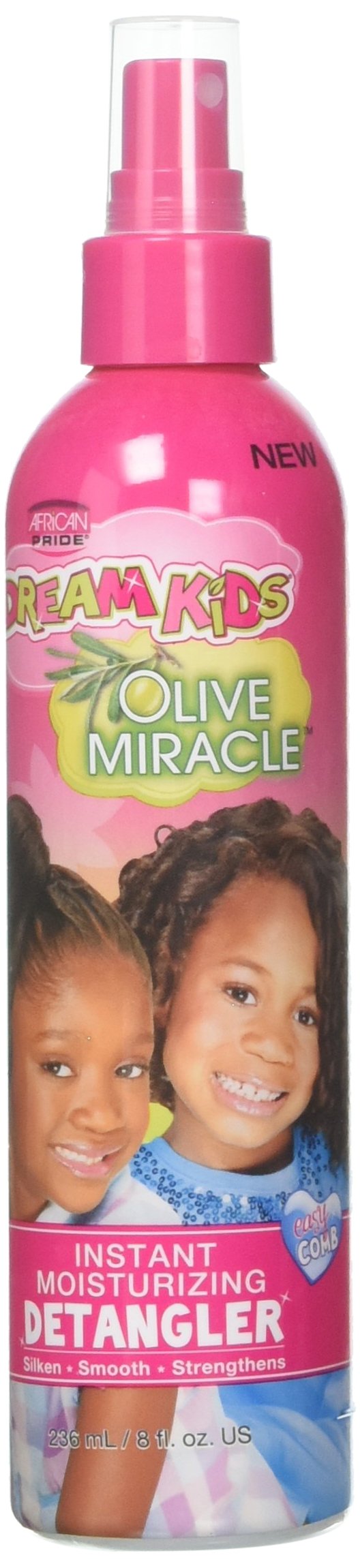 African Pride Dream Kids Olive Miracle: el bote se aplica para desenredar y definir rizos infantiles