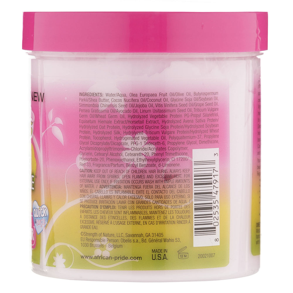 Dream Kids Olive Miracle cuida rizos y aporta brillo a cabello rizado.