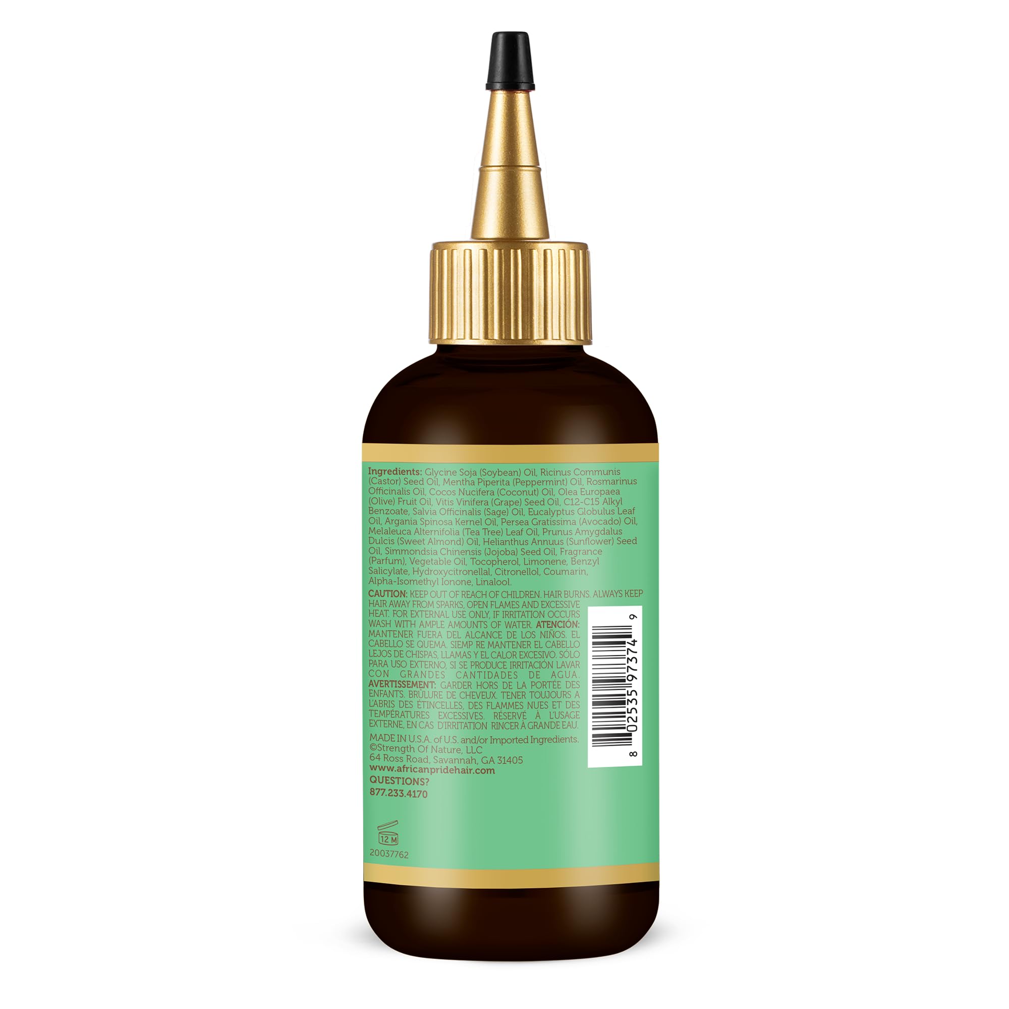 African Pride Feel It Formula, producto sin parabenos y sulfatos para cuidado suave