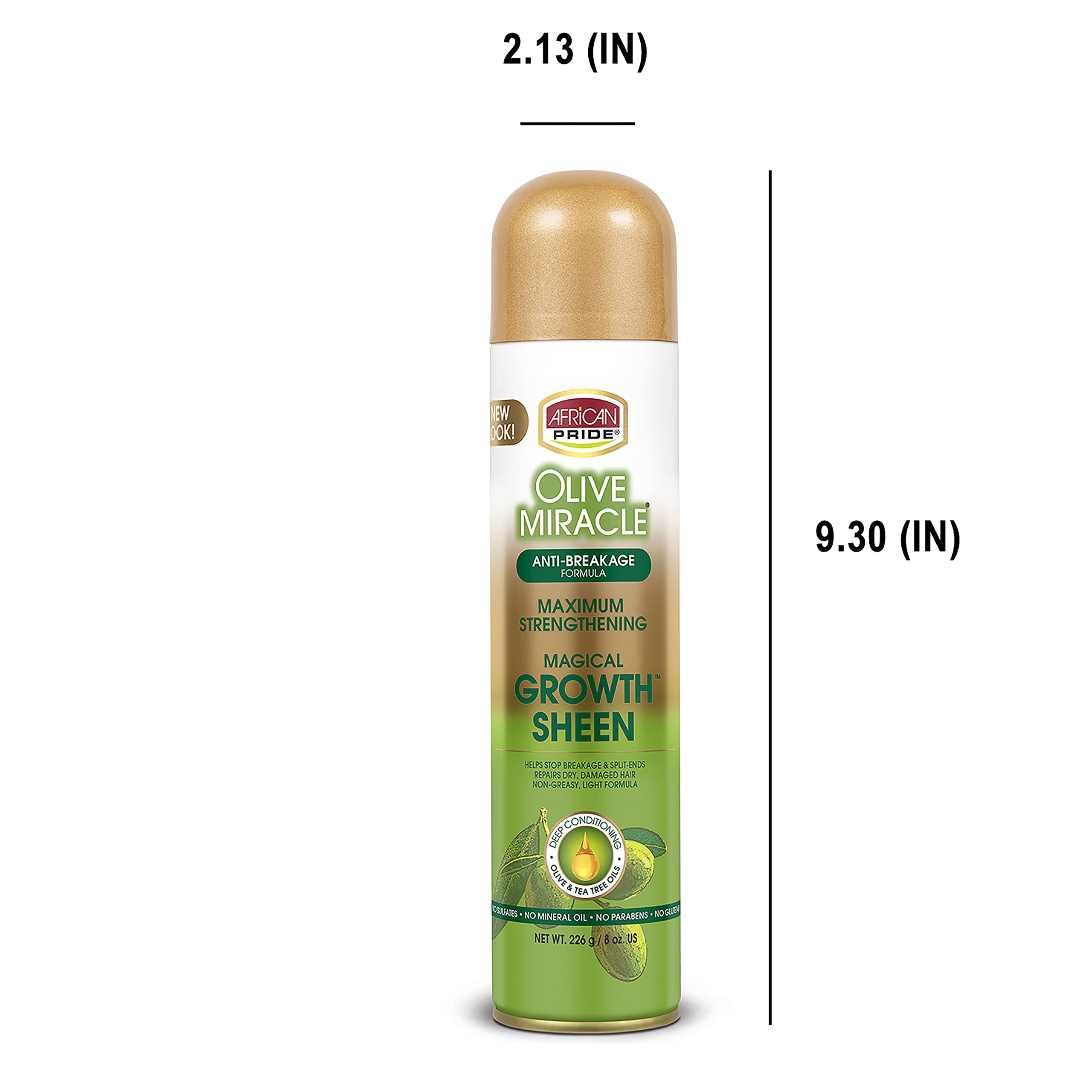 African Pride Hidratación duradera para cabello seco.