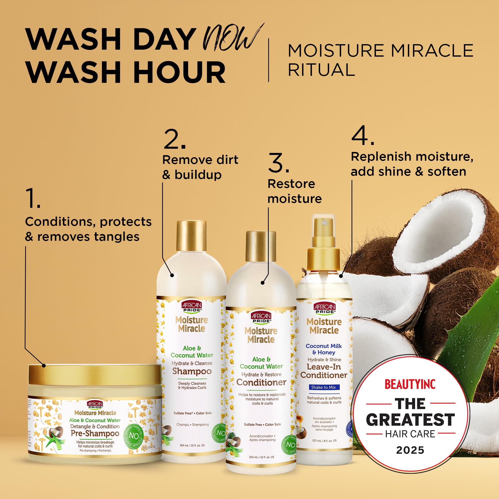 Primer paso en la rutina Moisture Miracle para el cuidado diario