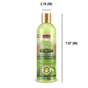 Textura del cabello mejorada con Olive Miracle 2 en 1