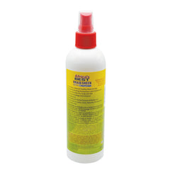 marca Africa's Best Brillo para Trenzas, aplicación suave para peinados.