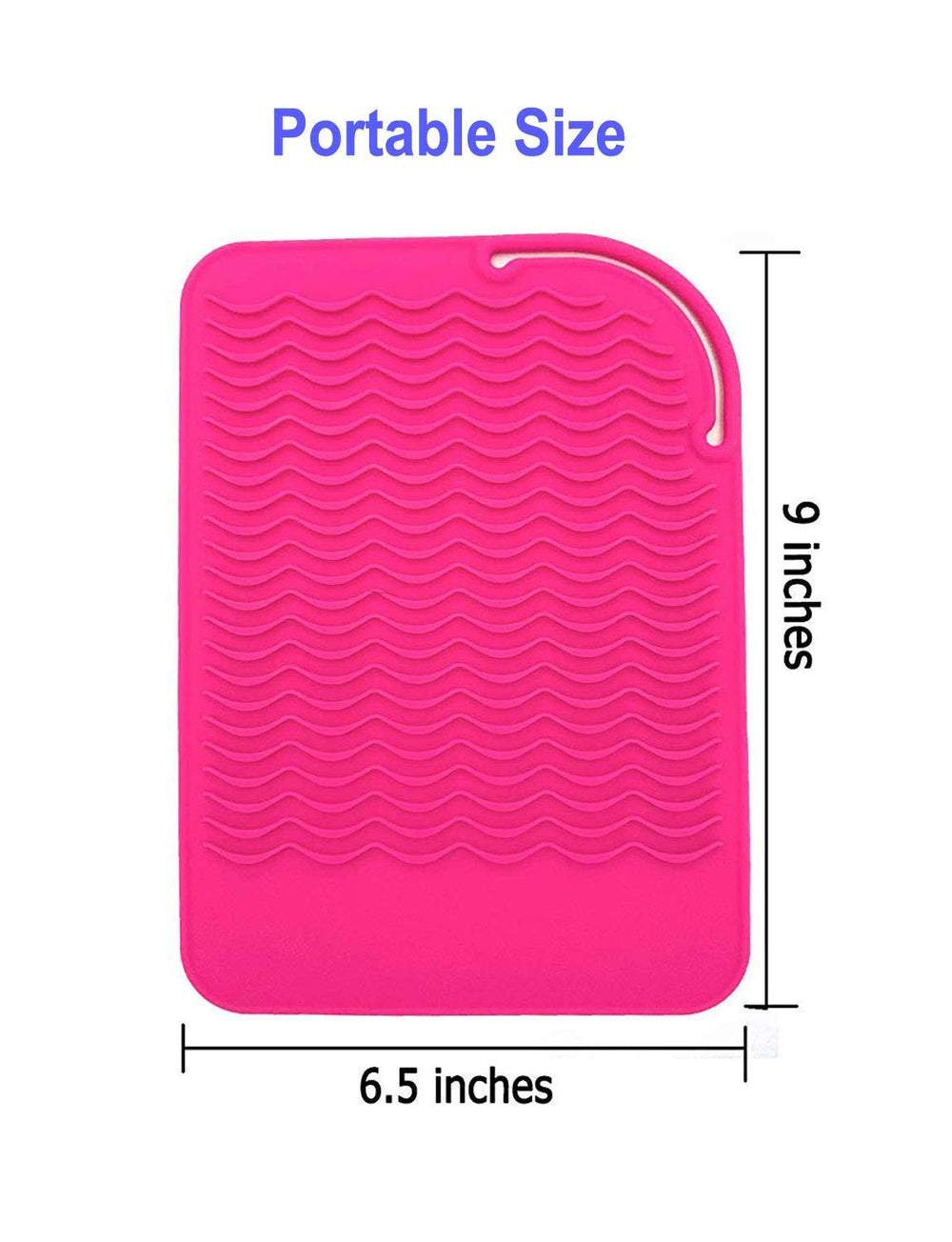 AFT90 almohadilla de silicona grado alimentario Rosa protege herramientas de peinado.