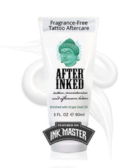 After Inked: bouteille de lotion tatouage 3oz pour hydratation douce.