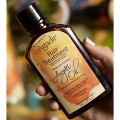 AGADIR Traitement Argan — réparation des cheveux abîmés et démêlage facilité.