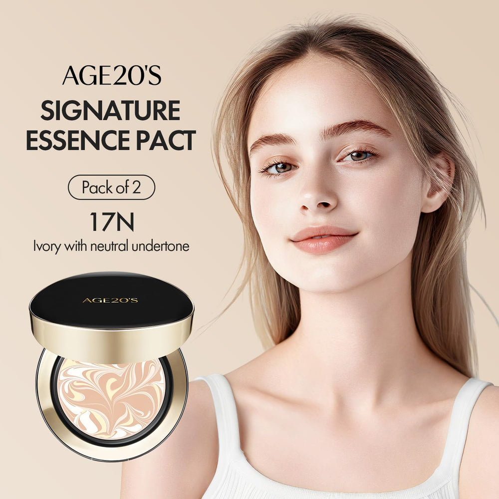 AGE 20's Signature Essence Pact SPF50 cobertura ajustable para mfaltiples estilos