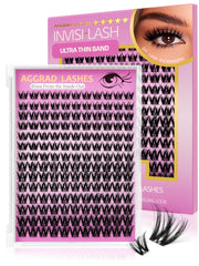AGGRAD Flora Lash Clusters kit 8-14mm wispy, regard naturel et longue tenue.