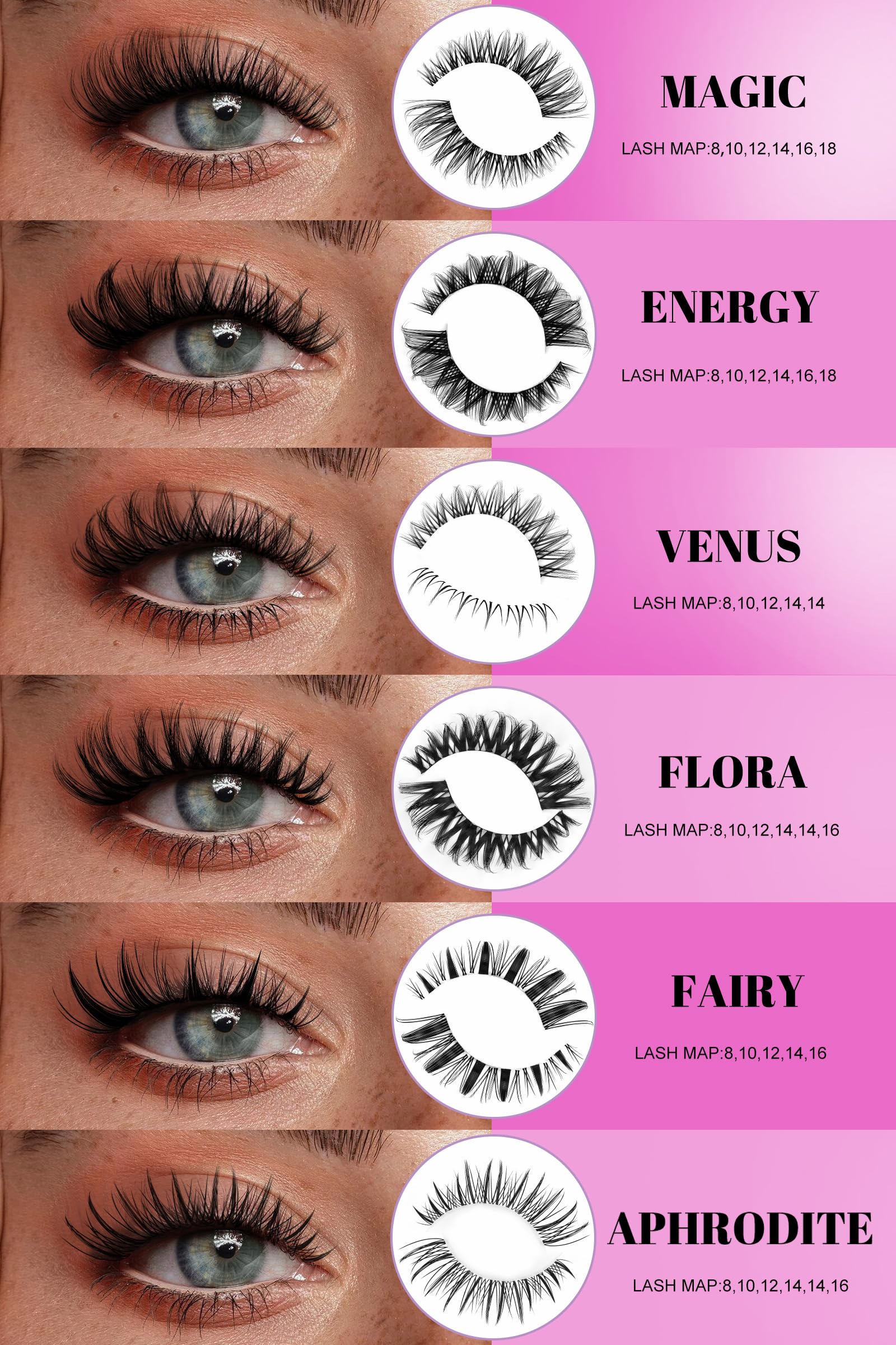 AGGRAD Hybrid Volume Wispy Look highlights fluffy, elevated lashes