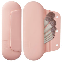 AGIKET estuche para brochas en silicona con cierre magnético, ideal para viaje seguro.