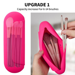 AGIKET porta brochas en silicona suave, ligero y cómodo para uso diario