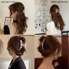 Pinza de perla pequeña de Agirlvct para delinear mechones suaves.