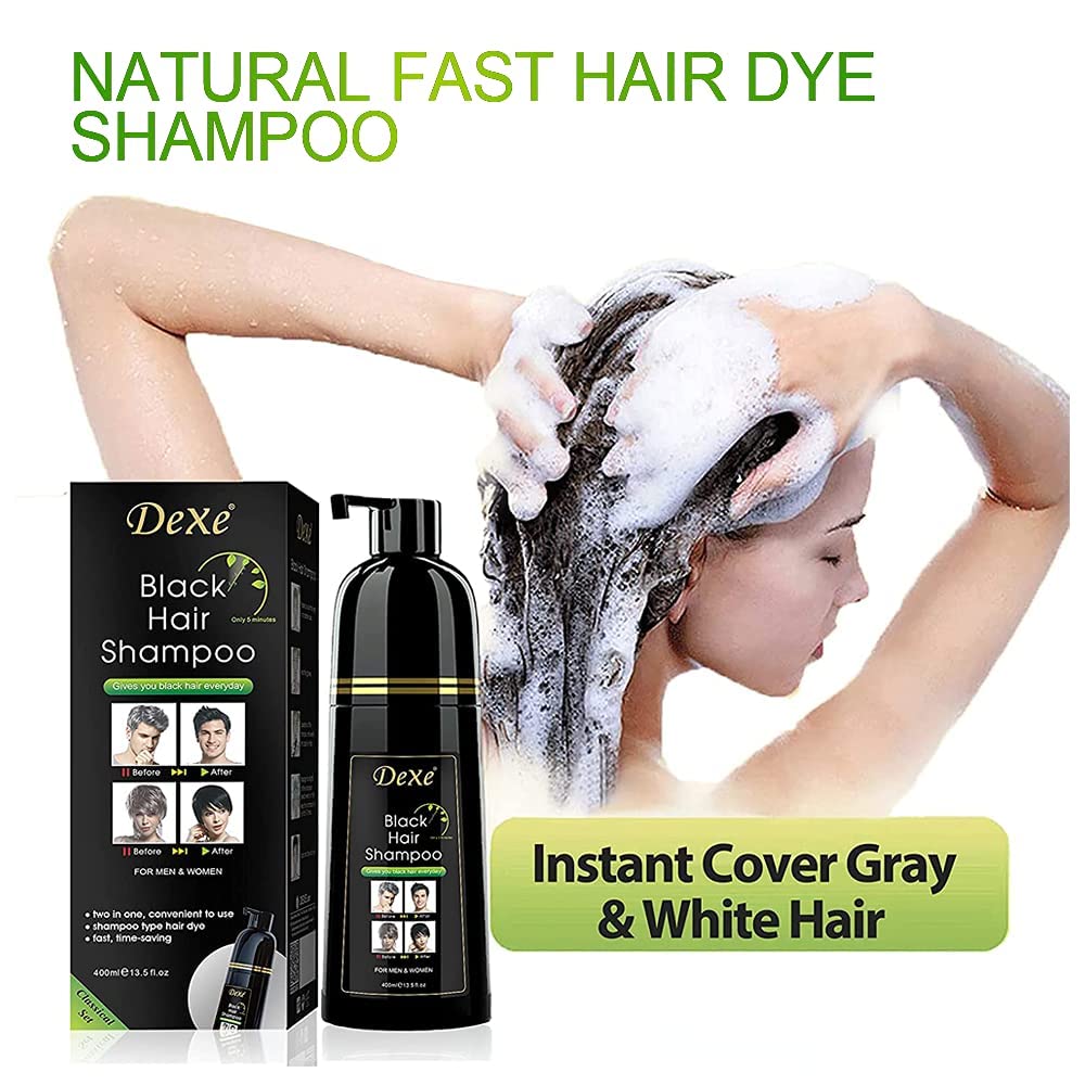 Agthyuve Dexe champú-tinte cobertura de canas de 100% visible