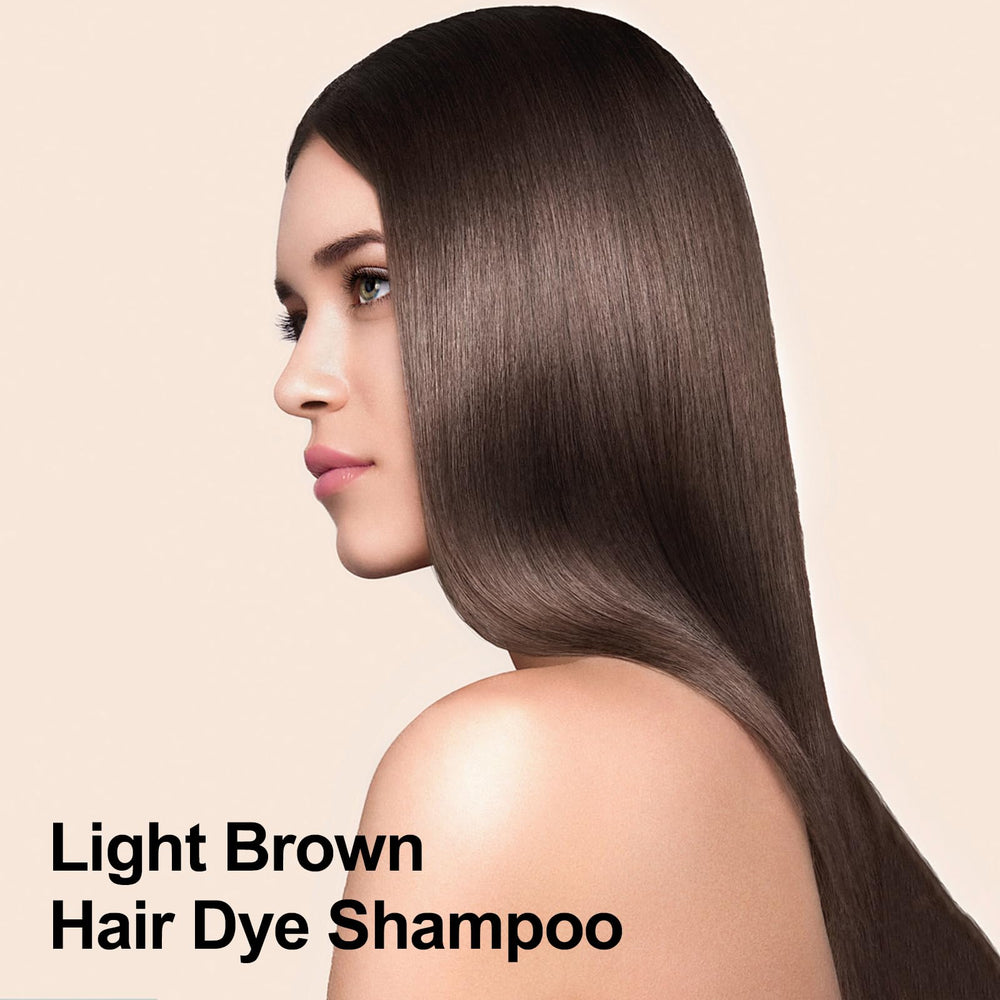 Agthyuve tintura-shampoo cobertura canas café oscuro; color natural.