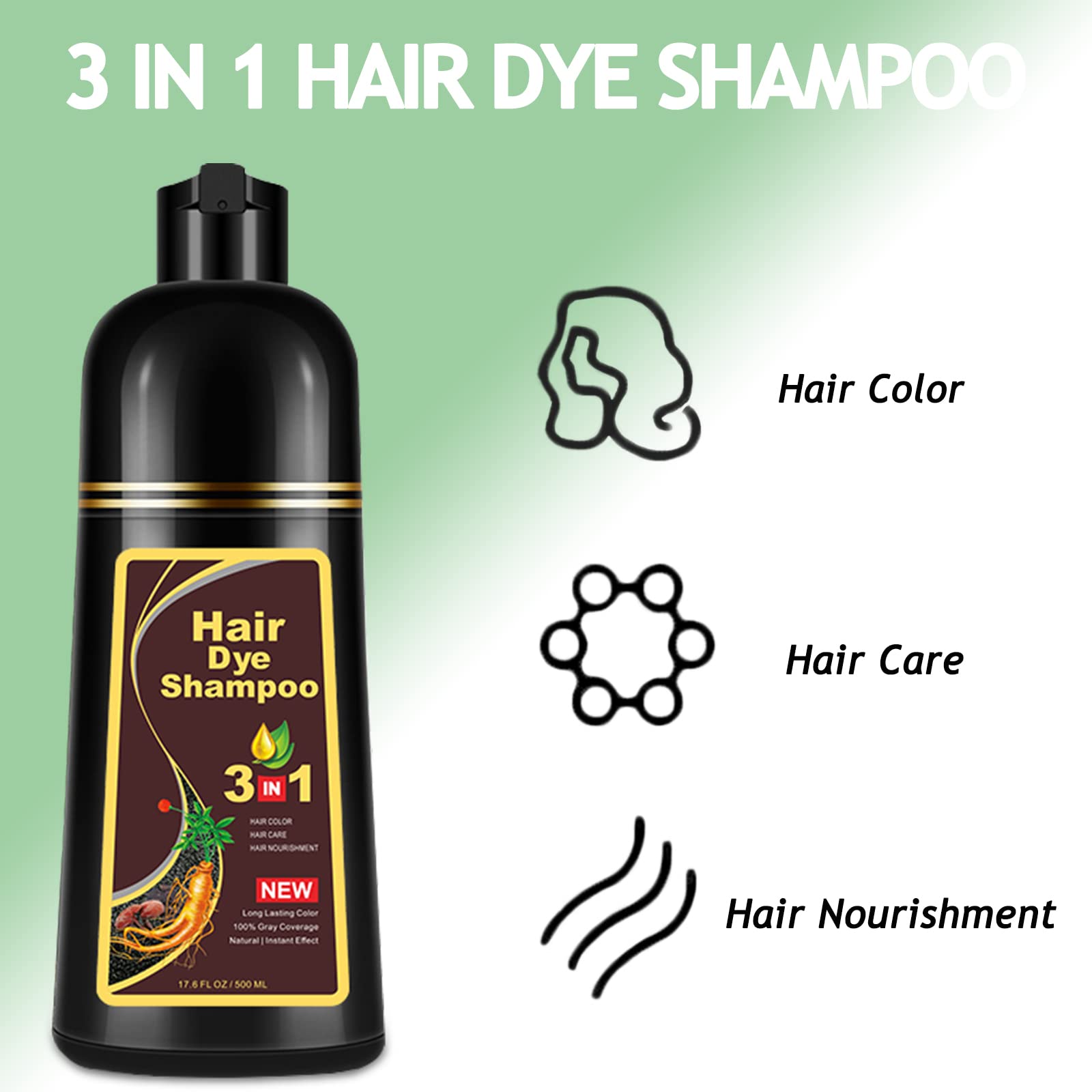 Agthyuve tintura-shampoo duración 30 días; color estable durante un mes.