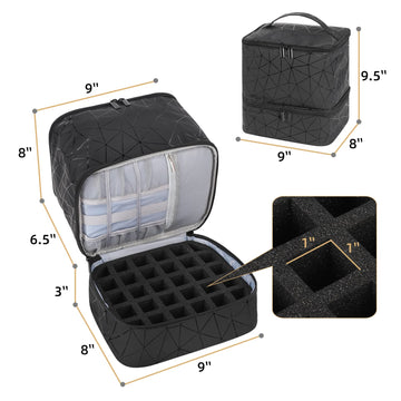 AGX Bravo divisiones flexibles que mantienen cada esmalte en su hueco.