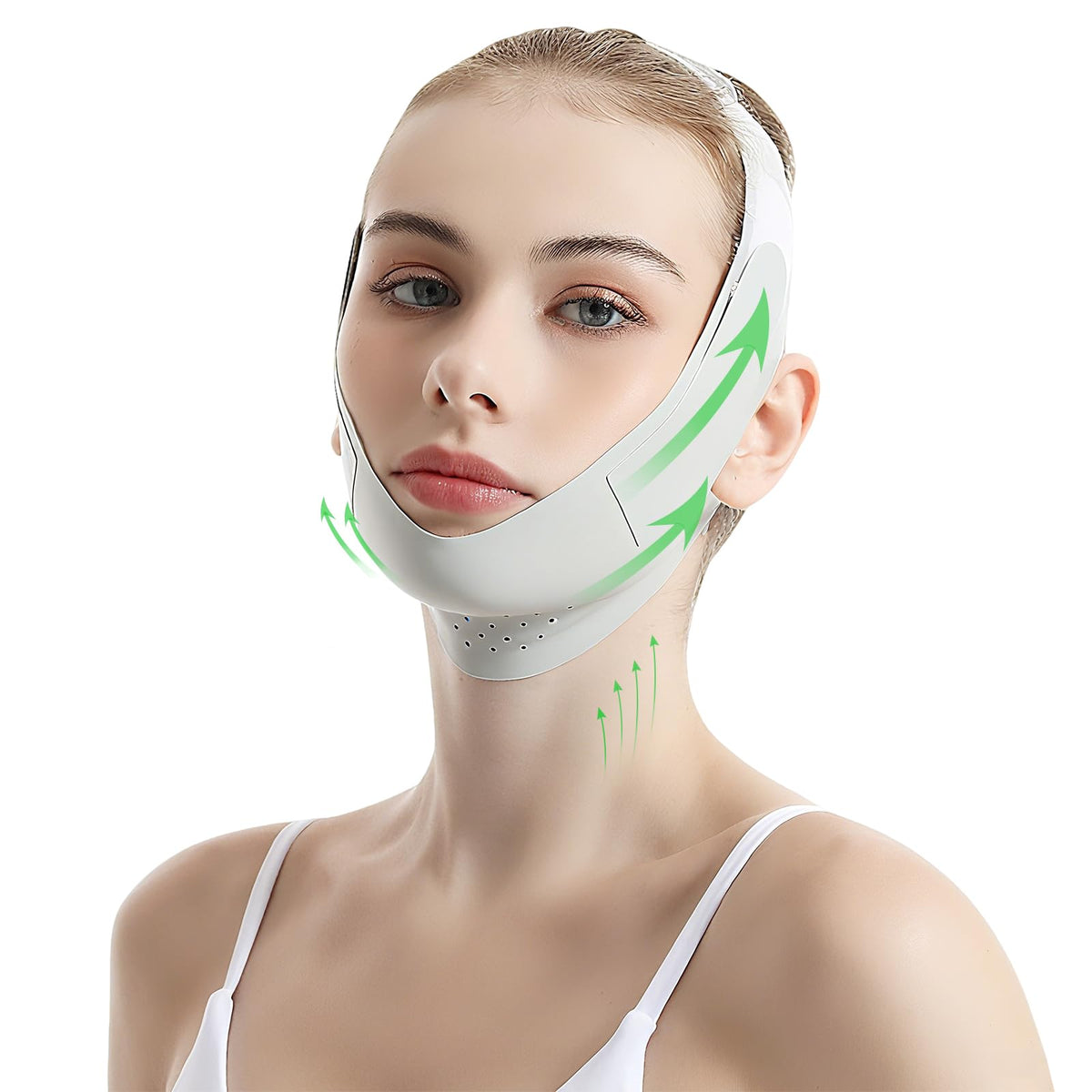 AH AEHIBO cinturon elevacion facial ofrece comodidad nocturna suave y soporte estable.