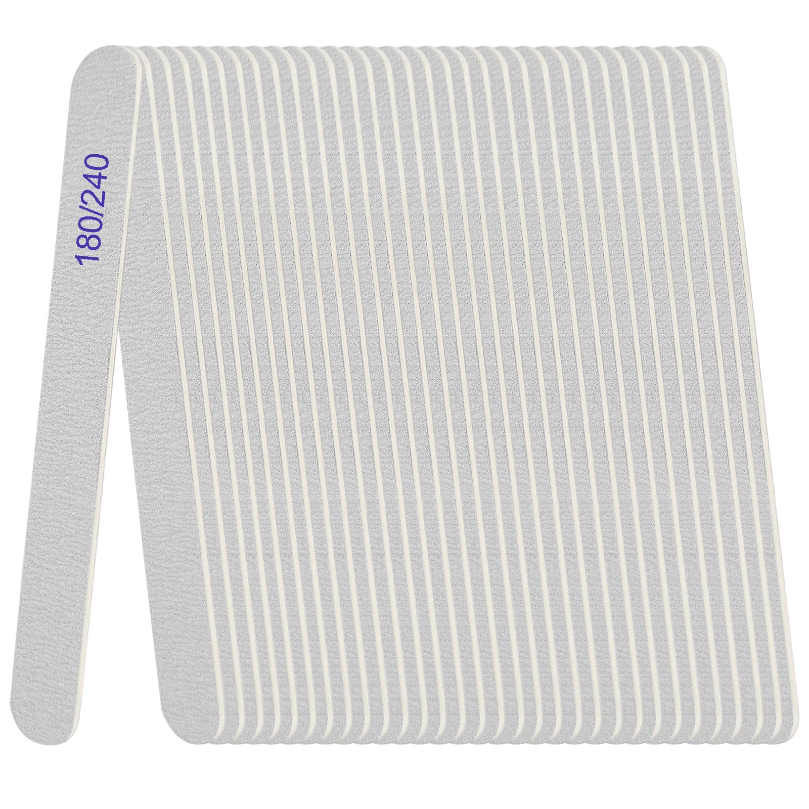 Lima AhaTopia doble cara 180/240 para limar uñas naturales con acabado suave.