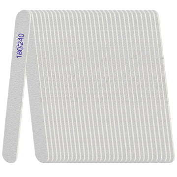 Lima AhaTopia doble cara 180/240 para limar uñas naturales con acabado suave.