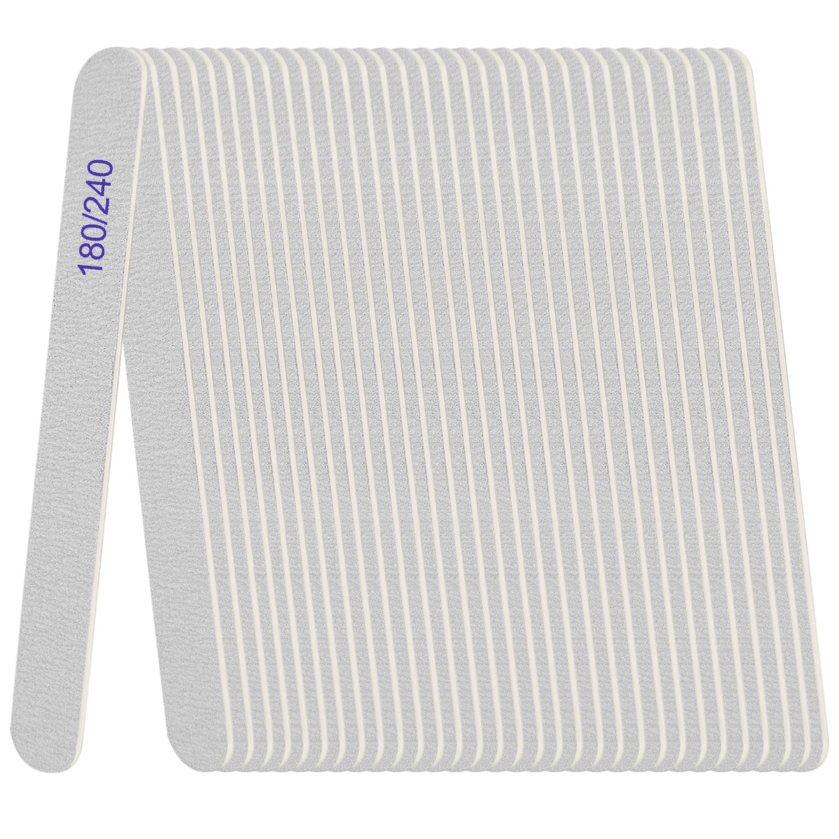 Lima AhaTopia doble cara 180/240 para limar uñas naturales con acabado suave.