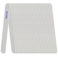 Lima AhaTopia doble cara 180/240 para limar uñas naturales con acabado suave.