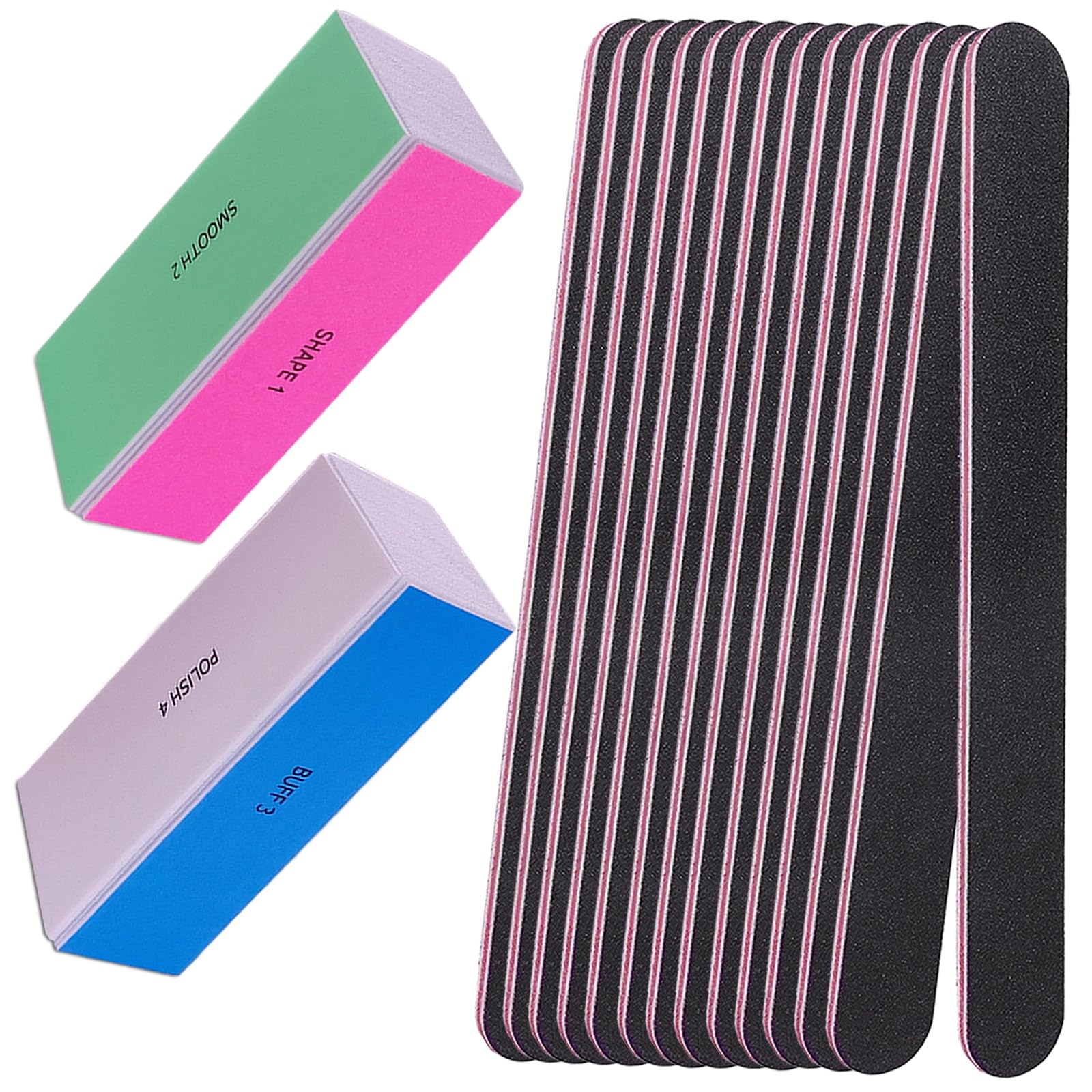 Lima rectangular de AhaTopia, 10 piezas para dar forma en casa