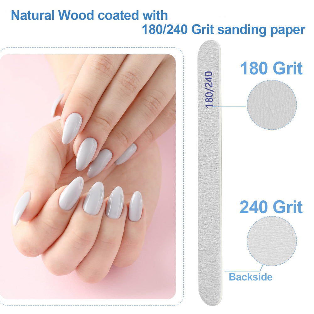 Lima AhaTopia para uñas naturales y acrílicas, uso versátil.