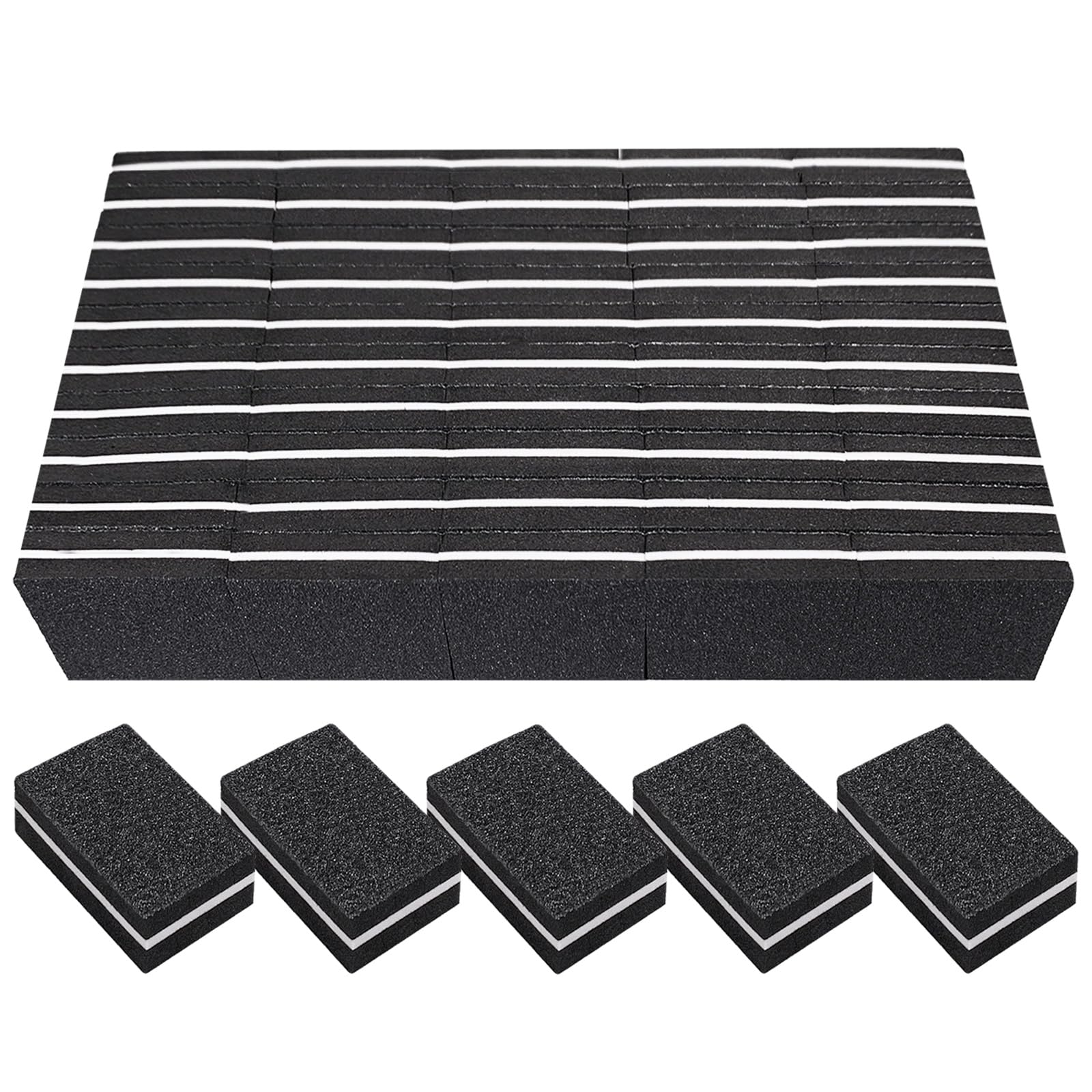 AhaTopia buffer de uñas mini compacto para retoques rápidos en casa.